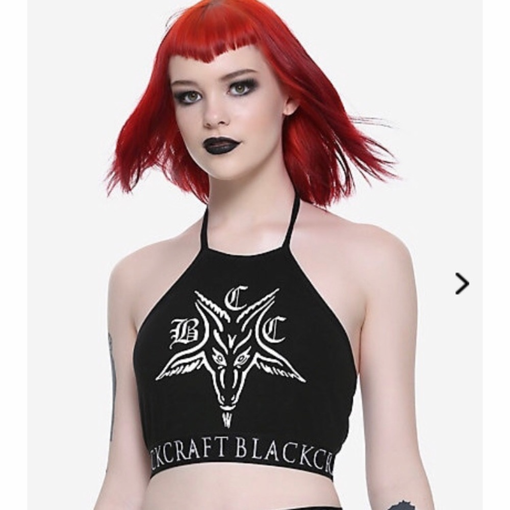 Blackcraft  crop top exclusive from hot topic